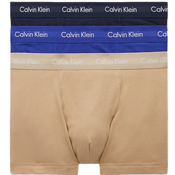 Calvin Klein Cotton Stretch Trunks 3-pack - Shoreline/Clematis/Travertine