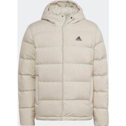 Adidas Helionic Hooded Down Jacket - Aluminium