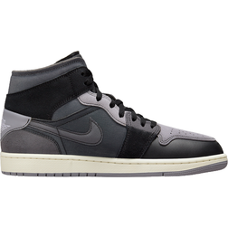 Nike Air Jordan 1 Mid SE - Black/Cement Grey/Light Graphite/Sail