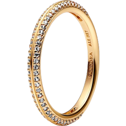 Pandora Me Pavé Ring - Gold/Transparent