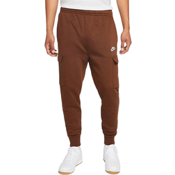 NIKE Sportswear Club Fleece Cargo Trousers - Cacao Wow/White