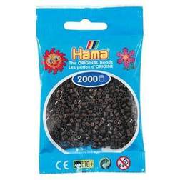 Hama Beads Mini Perler Brun 2000 stk