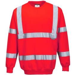 Portwest B303 Hi-Vis Sweatshirt -Red