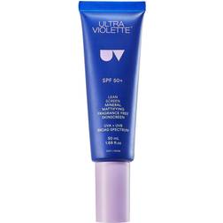 Ultra Violette Lean Screen SPF50 Mineral Mattiserende, duftfri hudcreme uden parfume