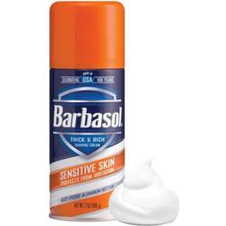 Barbasol Shave Cream 7 Ounce (Sensitive Skin, Pack of 3)