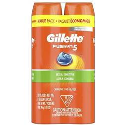 Gillette Fusion 5 Ultra Sensitive Shave Gel 2-pack