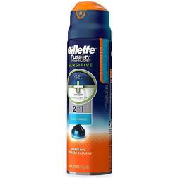 Gillette Fusion ProGlide Sensitive 2 in 1 Shave Gel Ocean Breeze 170g