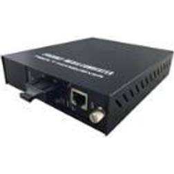 LevelOne GVM-1220 RJ45 to SC Media Converter