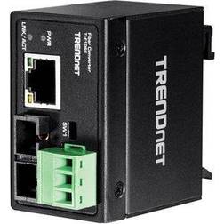 Trendnet TI-F10SC 100Mb LAN Multi-Mode SC Fiber Converter 2km 1.2 Miles