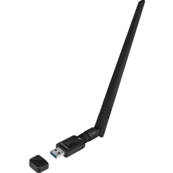 LogiLink WL0246, Trådløs, USB, WLAN, 876 Mbit/s, Sort