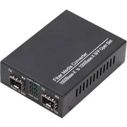 Digitus DN-82133, 1000 Mbit-s, 1000Base-X, 100Base-X, 1000Base-X, Fast Ethernet, Gigabit Ethernet, 100,1000 Mbit-s, 100BASE-X