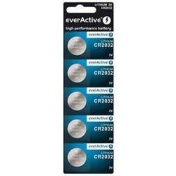 everActive CR2032 mini litiumbatteri blisterpakning 5 stk