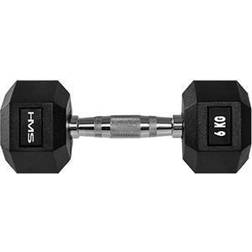 HMS Dumbbell Hex Pro black-silver 6 kg (17-66-112)