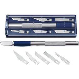 Antalis Skalpelsæt i boks Wedo med kniv og 6 blade