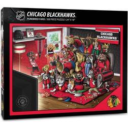 YouTheFan NHL Chicago Blackhawks Purebred Fans Puzzle A Real Nailbiter (500-Pieces)