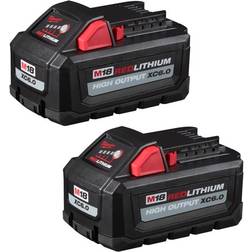 Milwaukee M18 Redlithium High Output XC6.0 Battery 2-pack