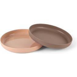 Dantoy Tiny Biobased Plate Set Mocca & Nude (6242)