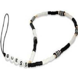 Guess pendant GUSTBCKH Phone Strap Heishi Beads black-white/black-white