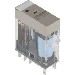 Omron Relæ, Plug-in, 8-polet, Dpdt, 5a, Mech & Led-indikatorer, Label Facilitet, 12vdc G2r-2-sn 12dc(s)