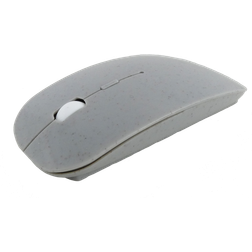 Accuratus MOUIMWHEATBTGR ECO Wheatgrass Wireless Mouse-Grey