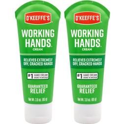 O’Keeffe’s O'Keeffe's Working Hands Hand Cream, 3 Ounce Tube, (Pack of 2)