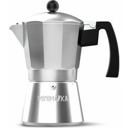 Taurus Italiensk Kaffekande KCP9009 9T MINI MOKA Sølvfarvet