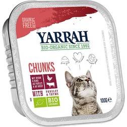 Yarrah Bio Paté 6 x 100 g Umido Per Gatto