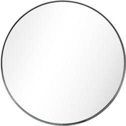 Empire Art Direct Ultra Polished Silver 30" Round Metal Framed Wall Wall Mirror