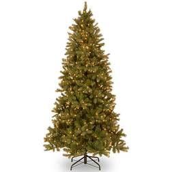 National Tree Company 6.5 ft. Downswept Douglas Slim Fir with Clear Lights Christmas Tree