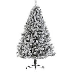 Nearly Natural Flocked West Virginia Christmas Tree 84"