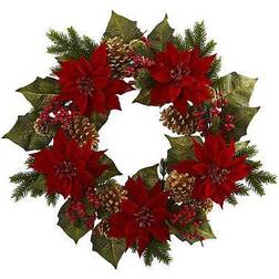 Nearly Natural Poinsettia