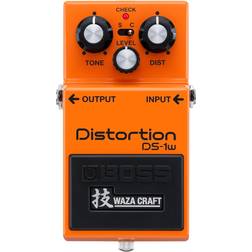 BOSS (Electronics) DS-1W Waza Distortion Kompaktpedal, Effektpedal, Orange