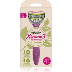 Wilkinson Sword Xtreme 3 Beauty Eco Green X 4 Women's Disposable Engraver