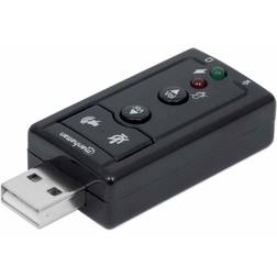 Manhattan USB-A SOUND ADAPTER 3.5MM/AUDIO