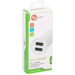 allride 2 USB Socket Car Charger Compatible