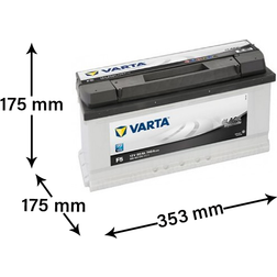 Varta Batterie de démarrage Black Dynamic L5B F5 12V 88Ah 740A