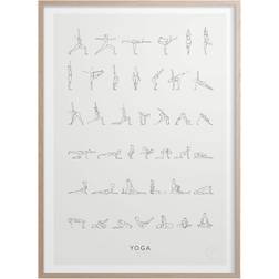 Kunskaps Tavlan Yoga Poster 50x70cm