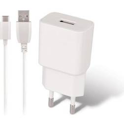Maxlife 220V lader USBC Hvid