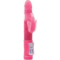 NS Novelties Firefly Lola Thrusting Rabbit Vibrator Pink