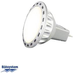 Båtsystem Smd led varmhvid mr11 fatning 12v 1w