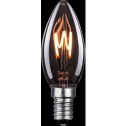 Unison E14 3-step Black Dimmable Crown 2W 2200K Memory