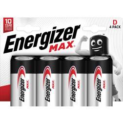 Energizer Max Alkaline D 4pcs