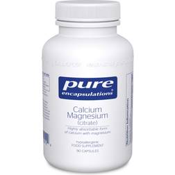 Pure Encapsulations Calcium Magnesium (Citrate) Capsules 90