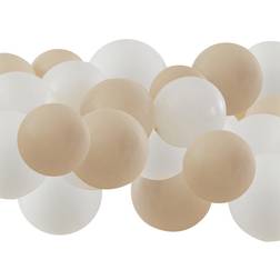 Ginger Ray 40 Ballons Nude/Blanc