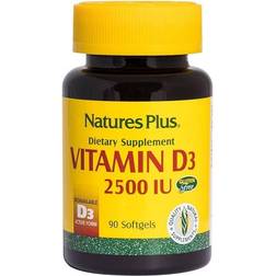 NaturesPlus Vitamin D3 2500Iu Softgels 90