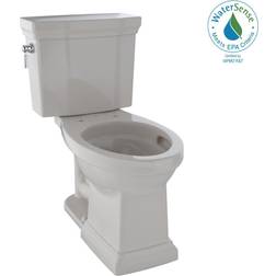 Toto Promenade II Two-Piece Elongated 1.28 GPF Universal Height Toilet with CeFiONtect Sedona Beige CST404CEFG#12 Sedona Beige 3