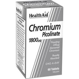 Health Aid Chromium Picolinate 200ug, 60 Tablets