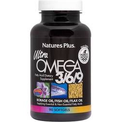 NaturesPlus Ultra Omega 3-6-9 1200Mg Softgels 90