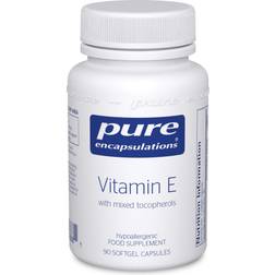 Pure Encapsulations Vitamin E (Tocopherols) 90 Capsules 90 Stk.