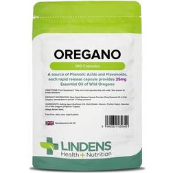 Lindens Oregano Oil 25Mg Capsules 100 100 stk